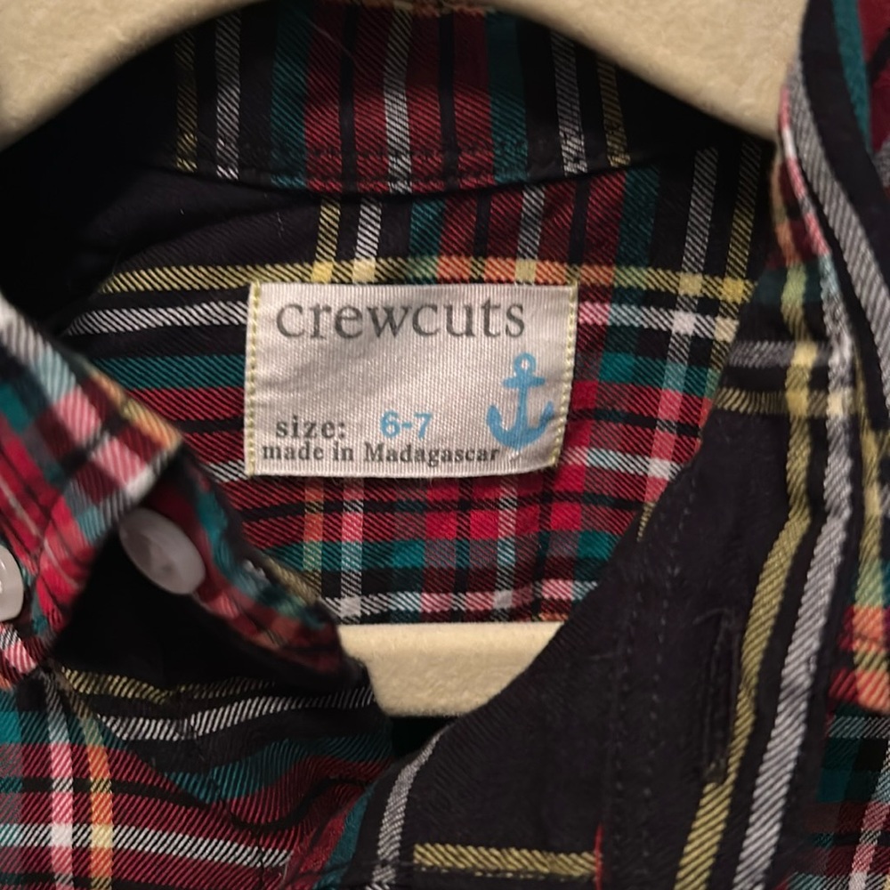 Boys button down shirt size 6-7
